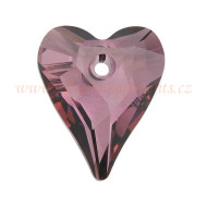 Swarovski divoké srdce 17mm - Antique Pink Swarovski divoké srdce 17mm - Antique Pink